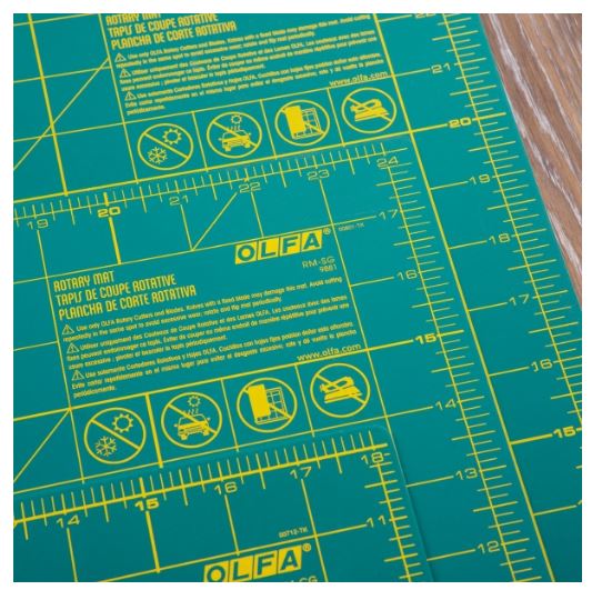Olfa Cuttng Mat 430x280x1.5mm A3 Green - Al Masam Stationery LLC