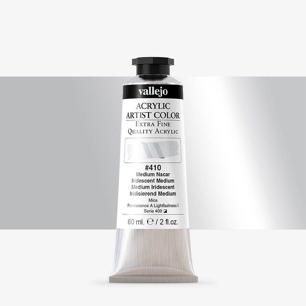 VALLEJO ACRYLIC ARTIST 410: 60 ML. IRIDESCENT MEDIUM - Al Masam Stationery LLC