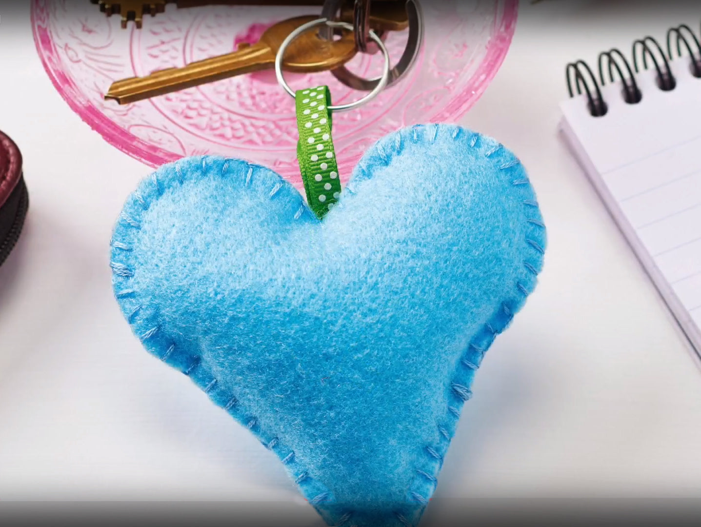 My Life Handmade Diy Mini Kit Heart Keyring - Al Masam Stationery LLC