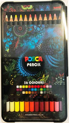 Uni Posca Pencil Set of 36 Colors - Al Masam Stationery LLC