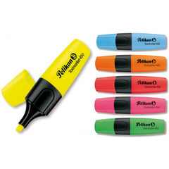 Highlighter Pelikan Blue / Green / Orange / Pink / Red / Yellow - Al Masam Stationery LLC