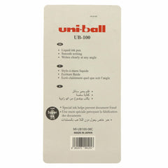 Uni-ball UB-100 Roller pen Blister Pack of 8 Pcs Asst - Al Masam Stationery LLC