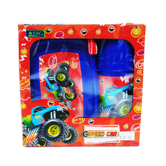 Lunchbox(750ml) + Waterbottle(450ml) SPEED CAR - Al Masam Stationery LLC