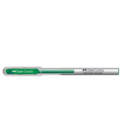 FABER-CASTELL Gel Pen True Gel Colour GREEN 0.7mm  Box of 10 - Al Masam Stationery LLC