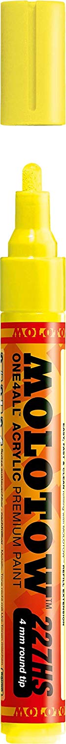Molotow Board Tip Marker 227Hs 4Mm Neon Yellow Fluoc - Al Masam Stationery LLC