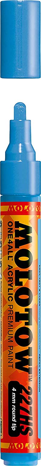 Molotow Board Tip Marker 227Hs 4Mm Shock Blue Middle - Al Masam Stationery LLC