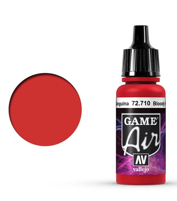 Vallejo GAME AIR 710-17ML. BLOODY RED - Al Masam Stationery LLC Main image