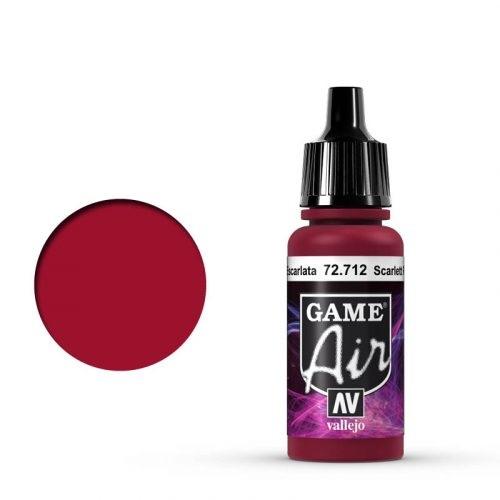 Vallejo GAME AIR 712-17ML. SCARLETT RED - Al Masam Stationery LLC Main image