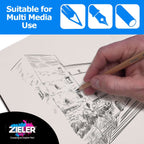 Zeiler HARDBACK MIXED  MEDIA CASE BOUND SKETCHBOOK-A5 - Al Masam Stationery LLC