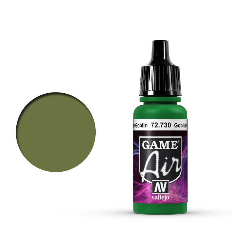 Vallejo GAME AIR 730-17ML. GOBLIN GREEN - Al Masam Stationery LLC Main image