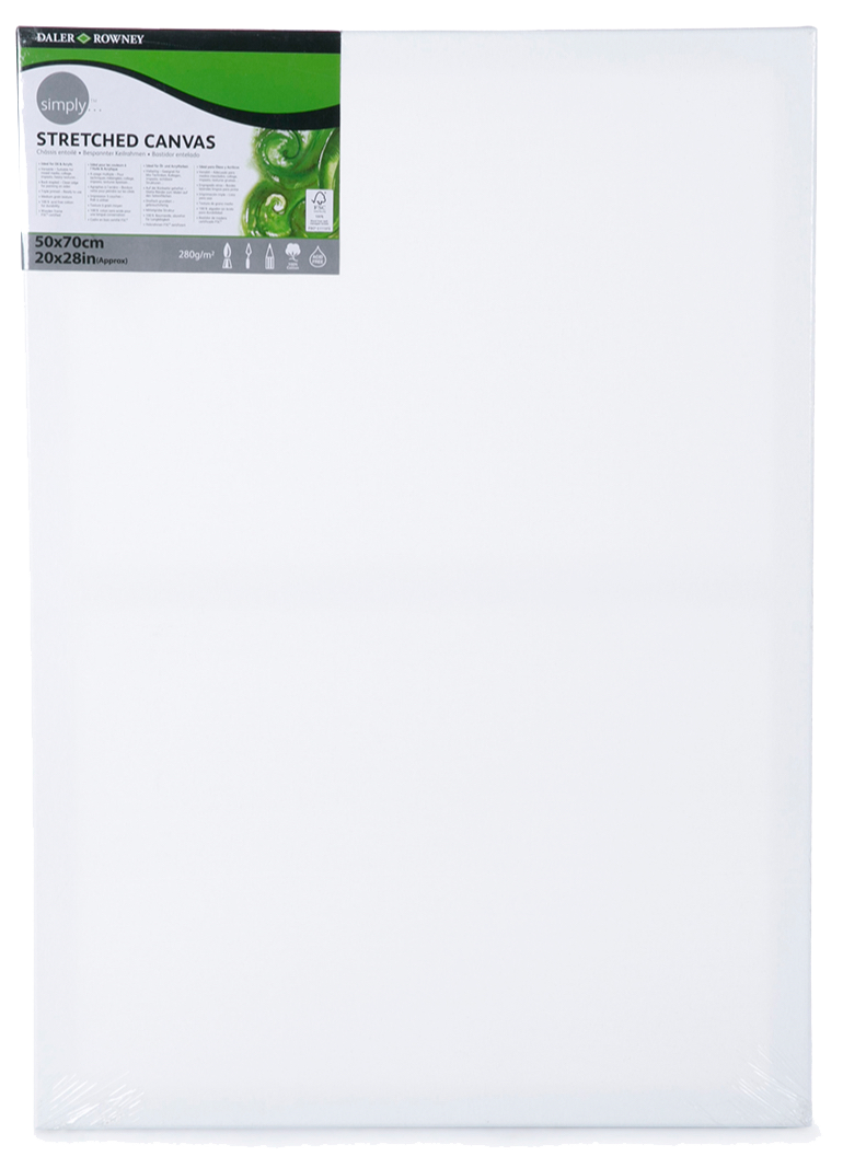 Daler Rowney Canvas Panel 50*70cm/20*28" - Al Masam Stationery LLC