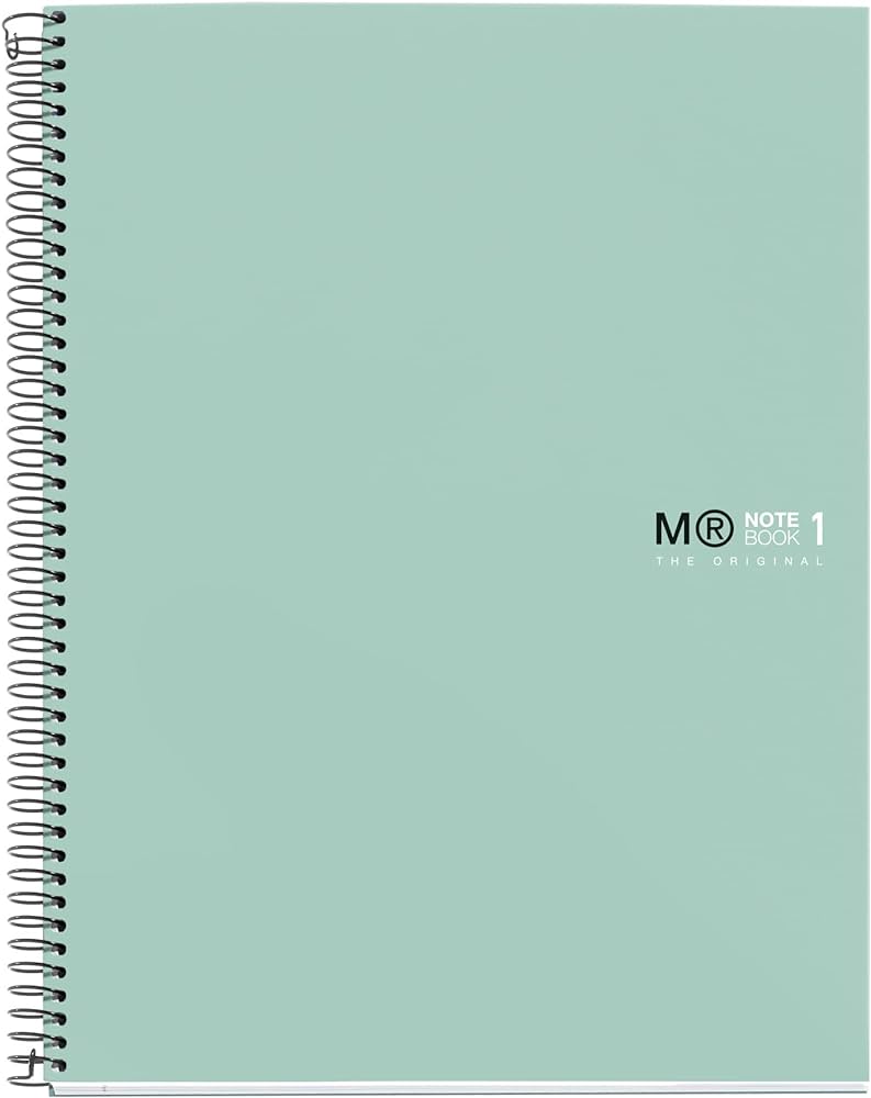 Miquelrius Notebook 5 Subject A4 90g The Orignial Aqua - Al Masam Stationery LLC