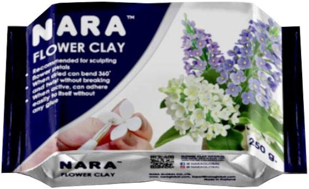 Kiddy Clay Flower Clay 250g White - Al Masam Stationery LLC Main image