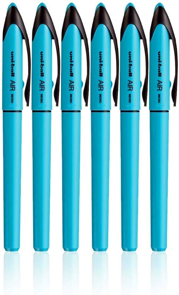 Mitsubishi UB AIR Micro-EL Fancy Barrel Light Blue - Al Masam Stationery LLC Main image