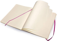 Moleskine Plain Notebook Extra Large Purple Orchid Soft Cover - Al Masam Stationery LLC