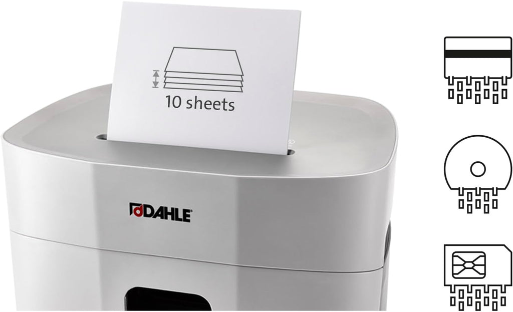 Dahle PS420 Micro-Cut Paper Shredder 2 x 15mm for High-Security Document Shredding