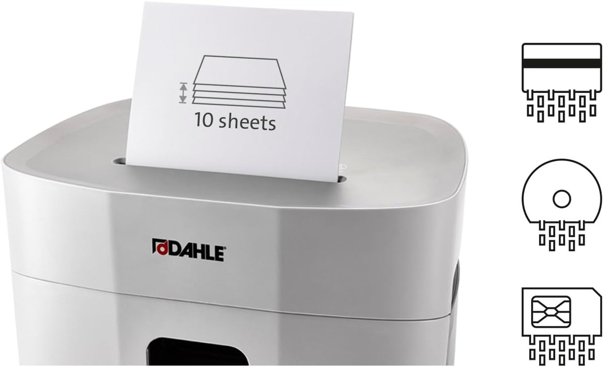 Dahle PS420 Micro-Cut Paper Shredder 2 x 15mm for High-Security Document Shredding