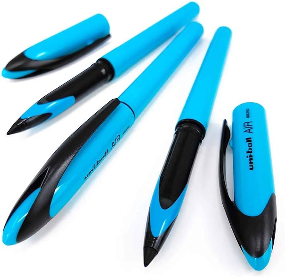 Mitsubishi Uni-ball Air Micro-EL General Barrel Roller Pen Blue - Al Masam Stationery LLC Main image