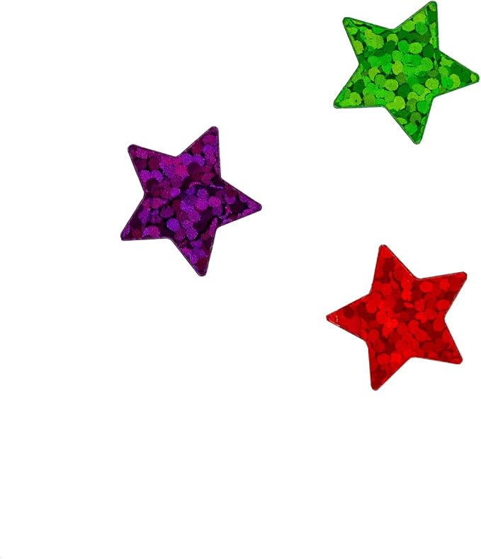Decorative Star Stickers for Crafts & Creative Projects