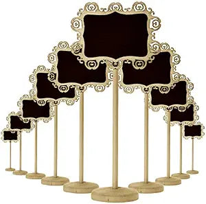 Small Black Signboards with Stand – Assorted