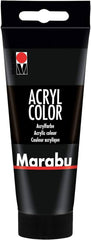 Marabu Acryl Color, 073 Black, 100 Ml - Al Masam Stationery LLC