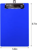 Atlas A4 Push Type Clipboard Blue | Document Holder