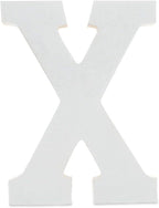 White Wooden Letter X for Crafts & DIY Decoration