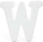 White Wooden Letter W for Crafts & DIY Decoration