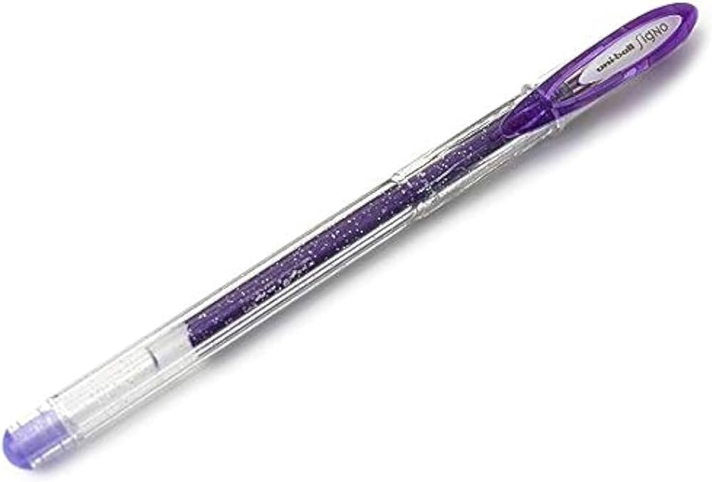 Mitsubishi Uniball Signo Sparkling Violet Pack - Al Masam Stationery LLC Main image