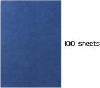 Atlas A3 leatherette binding cover in navy blue with 100 sheets, durable 230g material, ideal for professional presentations.