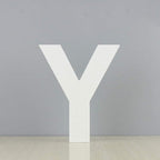 White Wooden Letter Y for Crafts & DIY Decoration