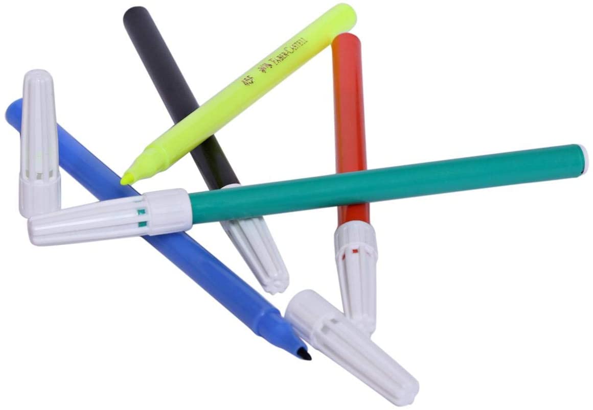 FABER-CASTELL Fibre Tip Pens - (Pack of 30) - Al Masam Stationery LLC