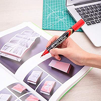 Deli Permanent Marker Bullet 1.5mm Red - Al Masam Stationery LLC