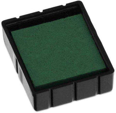Keep your COLOP Q17 stamp looking like new with this spare green ink pad. Made specifically for the Q17 model, this pad ensures crisp and precise impressions every time. Trust in the quality and longevity of COLOP products for all your stamping needs.  E/Q17 replacement ink pad E/Q17&nbsp; for the following Colop self-inking stamp: Printer Q17