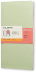 Moleskine Chapters Slim Large, Ruled, Mist Green, Soft Cover Journal - Al Masam Stationery LLC