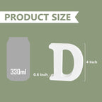White Wooden Letter D for Crafts & DIY Decoration