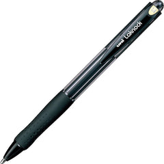 Uni Laknock SN100M Ball Pen 1mm Blister Pack BLACk - Al Masam Stationery LLC