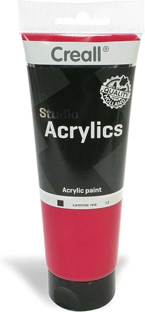 Creall ACRYLICS STUDIO TUBE 120ml 12 CarmineRed - Al Masam Stationery LLC Main image