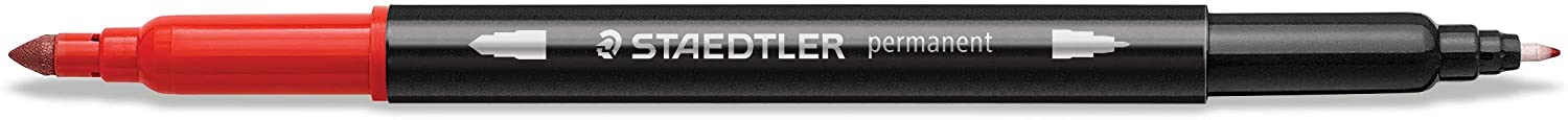 Staedtler Double-end Permanent Fibre Tip (Pack of 18) - Al Masam Stationery LLC