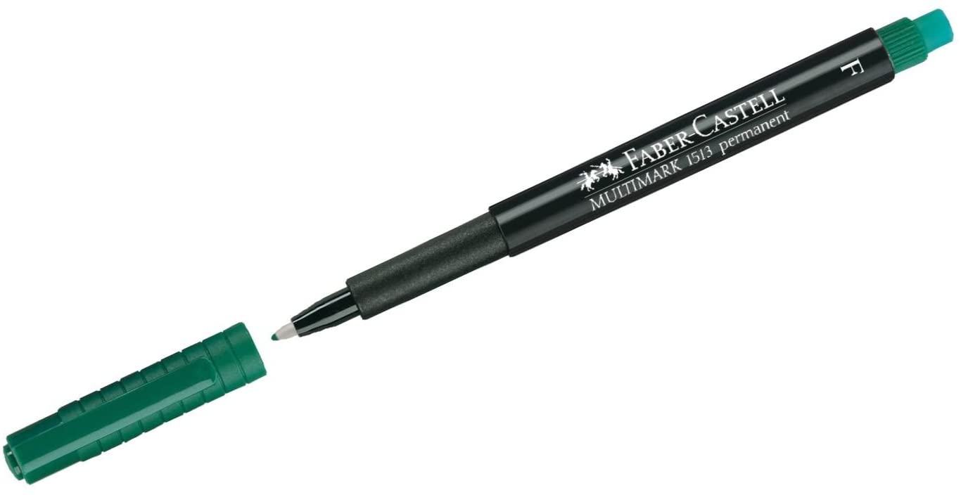 FABER-CASTELL MULTIMARK PERMANENT F GREEN - Al Masam Stationery LLC