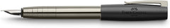 FABER-CASTELL Fountain pen LOOM gunmetal shiny F - Al Masam Stationery LLC