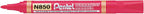 Pentel N850 Permanent Marker Bullet Tip - Red - Al Masam Stationery LLC