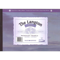 Daler Rowney Langton Watercolour Pads Rough Surface 12sheets/300gsm A4 - Al Masam Stationery LLC