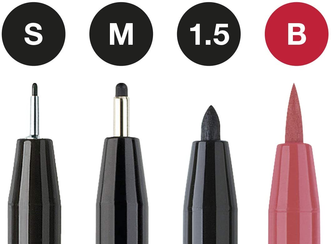 FABER-CASTELL India ink Pitt  Artist Pen Lettering 4x - Al Masam Stationery LLC