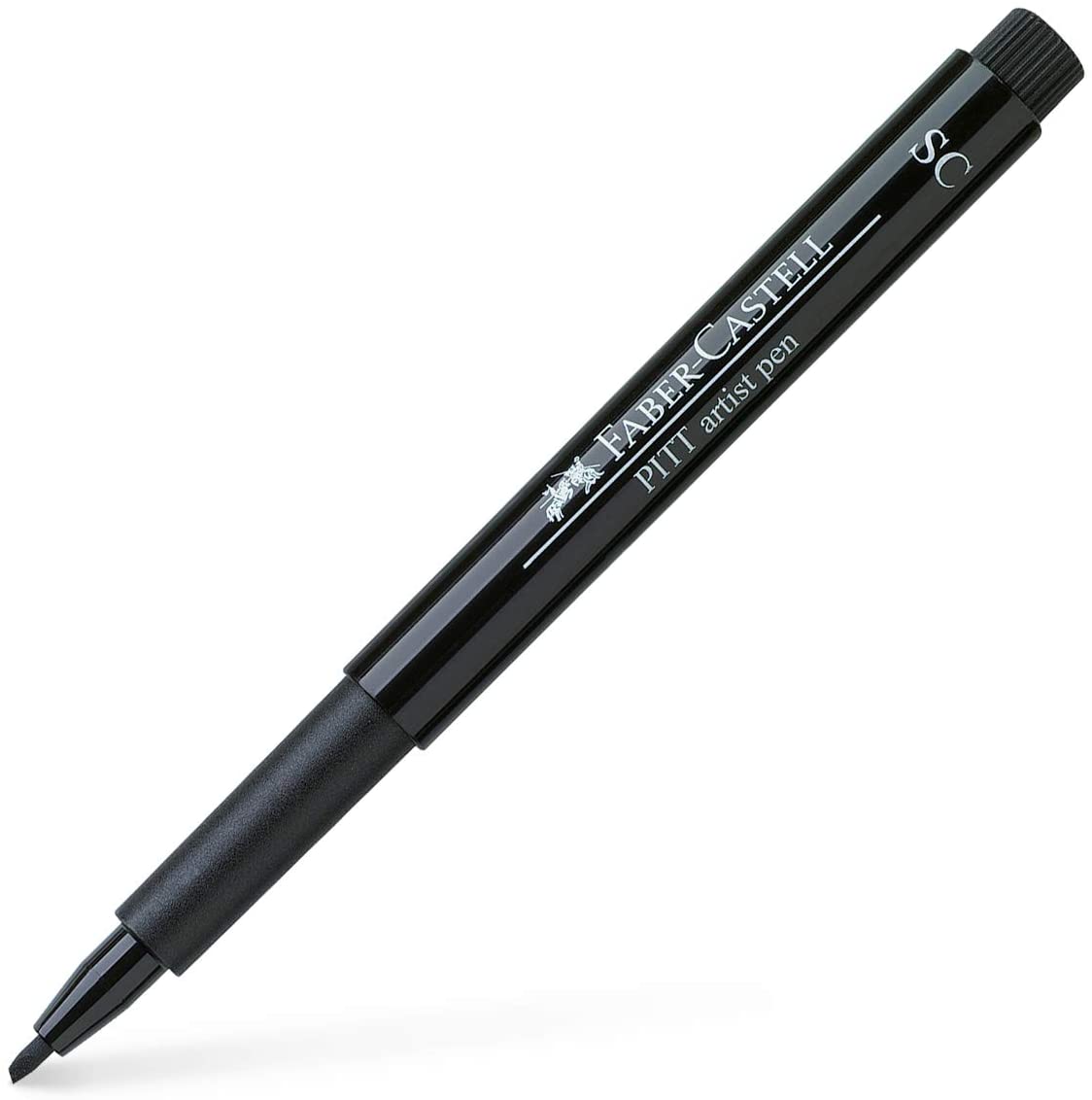 FABER-CASTELL 4 PITT ARTIST PENS BLACK - Al Masam Stationery LLC