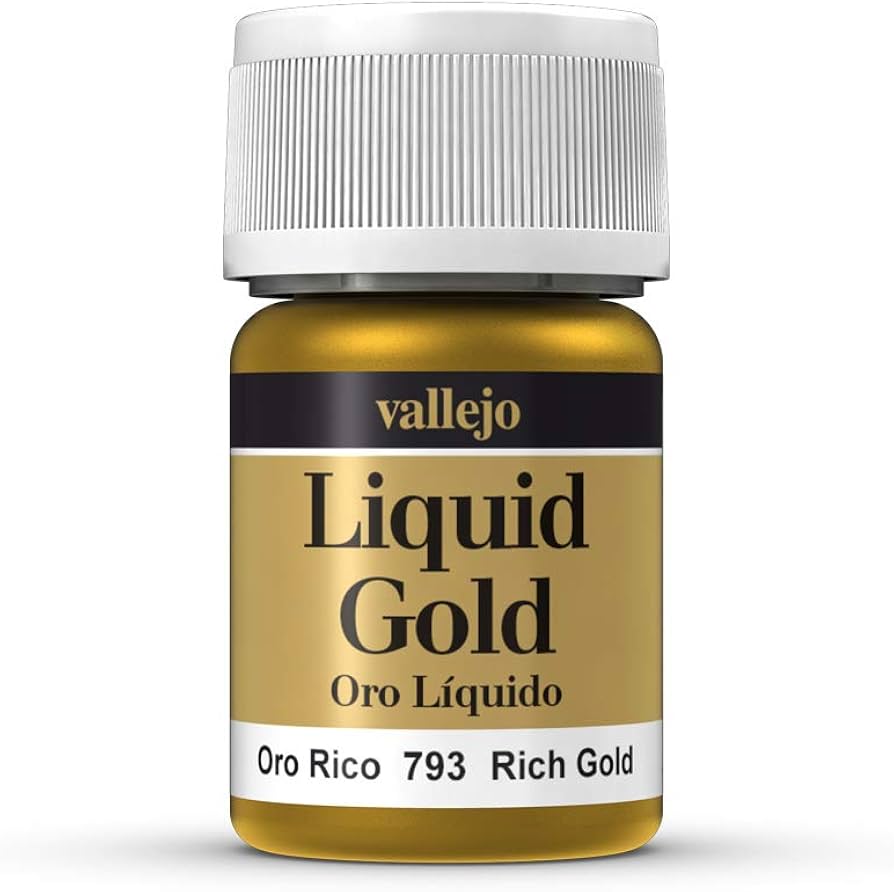 VALLEJO LIQUID GOLD 793-35ML. RICH GOLD
