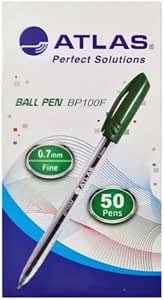 Atlas Smart Grip Ball Pen Green 1mm | Writing Pen