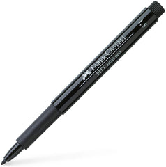 FABER-CASTELL 4 PITT ARTIST PENS BLACK - Al Masam Stationery LLC