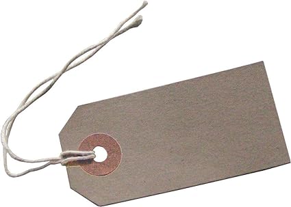 BUFF STRUNG TAGS 70*35MM(BOX OF 1X1000) Main image