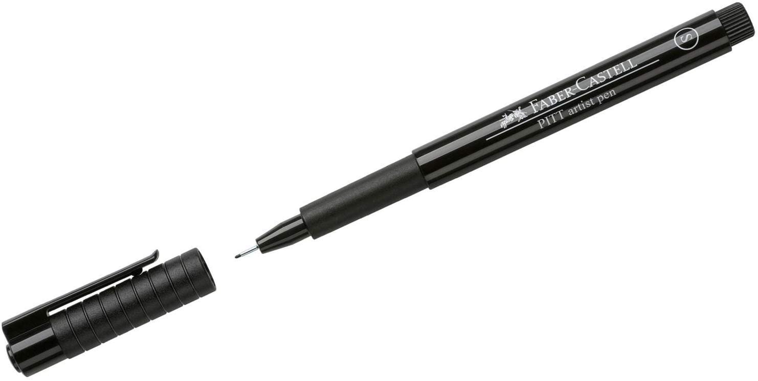FABER-CASTELL PITT ARTISTPEN SUPERFINE BLACK - Al Masam Stationery LLC